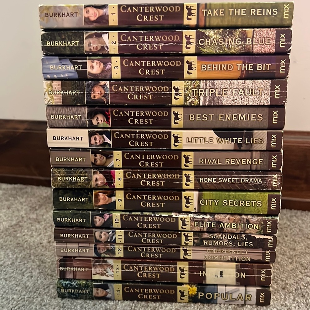Canterwood Crest book series by Jessica Burkhart from 1-14